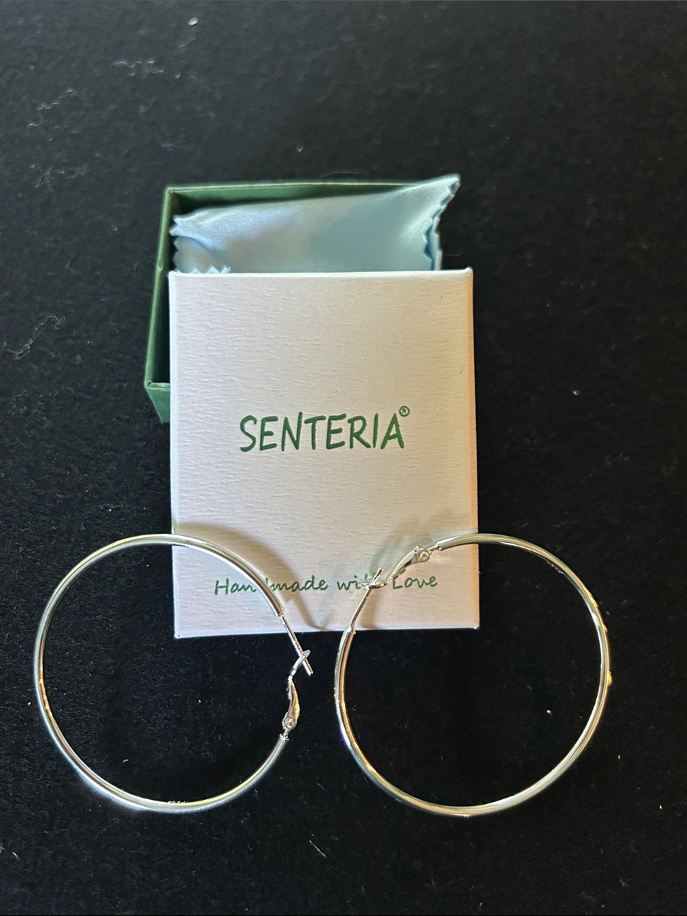 925 Silver Hoop Earrings – Classic Large Hoop Earrings in Silver